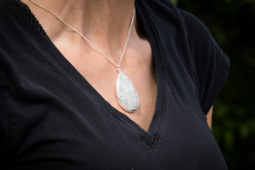 fingerprint moonstone engravable pendant