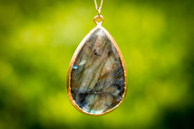 fingerprint engravable labradorite pendant for finger prints pawprints footprints and so much more