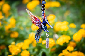 hummingbird with keepsake urn