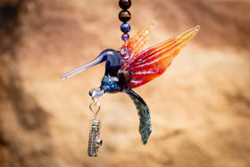 hummingbird with keepsake urn