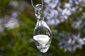 calla lily cremation pendant