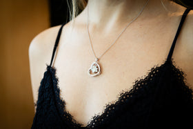 pawprint cremation jewelry