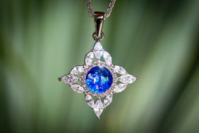 cremation necklace with ash