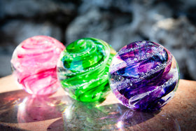 Sparkle Paperweight with Cremation Ashes
