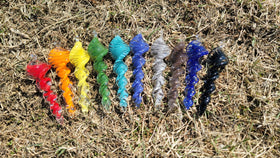 single color cremation glass ash