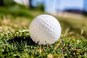 Opaque Golf Ball with Infused Cremation Ash