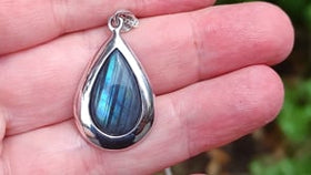 labradorite with nose print