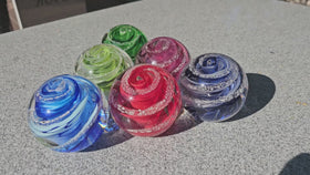 tranquil swirl cremation orb super cut