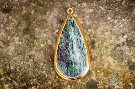 ruby zosite engravable pendant for fingerprints handprints footprints and more