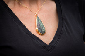 ruby zosite engravable pendant for fingerprints handprints footprints and more