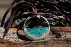 ocean pendant with ash