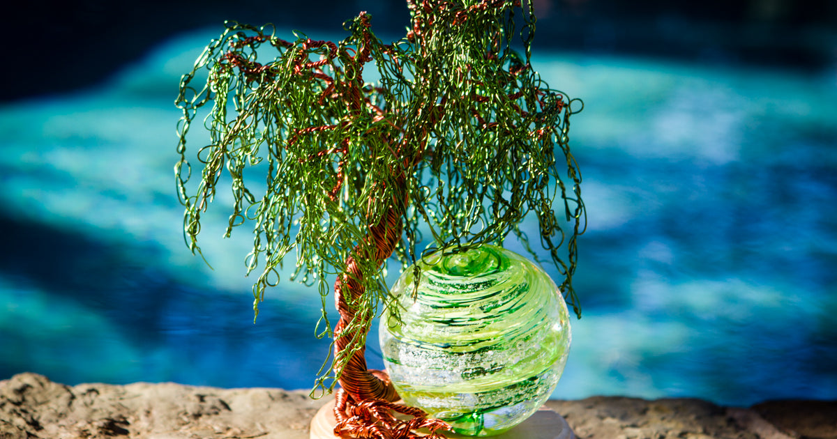 home shops usa bonsai green weeping willow tree Weeping Willow Tree Of Life - TREE ONLY