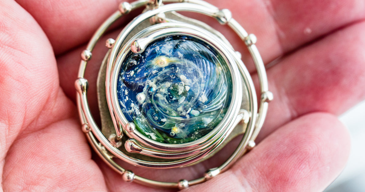 Aquamarine cremation jewelry discount
