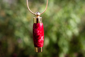 ruby keepsake cremation jewelry