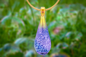 sapphire amethyst cremation jewelry pendant