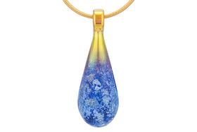 sapphire cremation jewelry drop