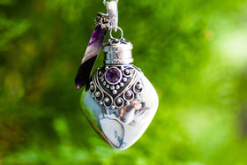 amethyst heart with pendant v1