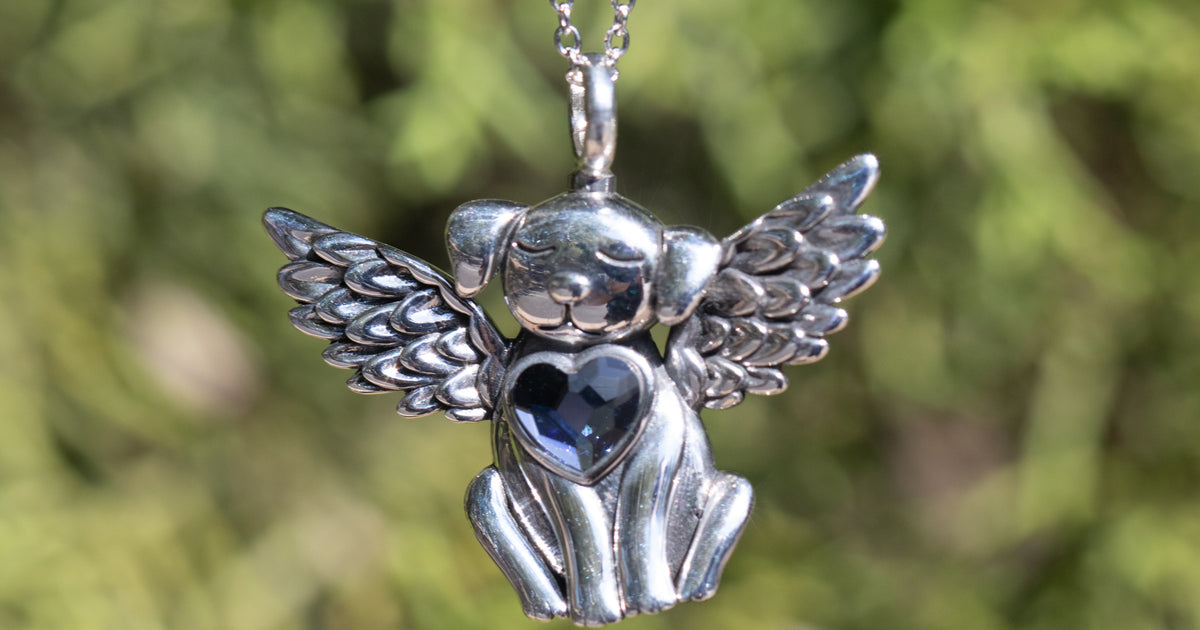 DIYjewelry Flying Bird Cremation Necklace Pendant - 316L Stainless Steel, Holds Ashes, Silver