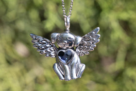 dog urn cremation necklace