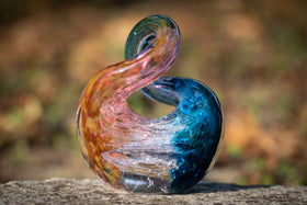 twisted circle of life sculpture