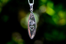engravable pendant