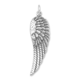 Angel wing charm