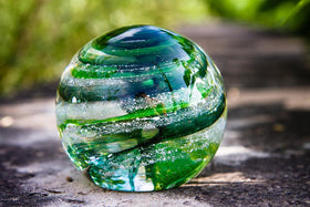 Sparkle Paperweight with Cremation Ashes