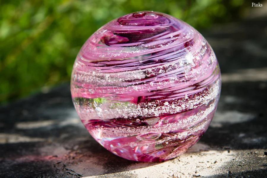 pink tranquil swirl with ashes