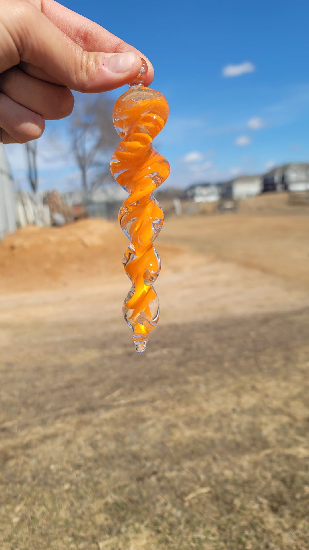 single color cremation glass ash