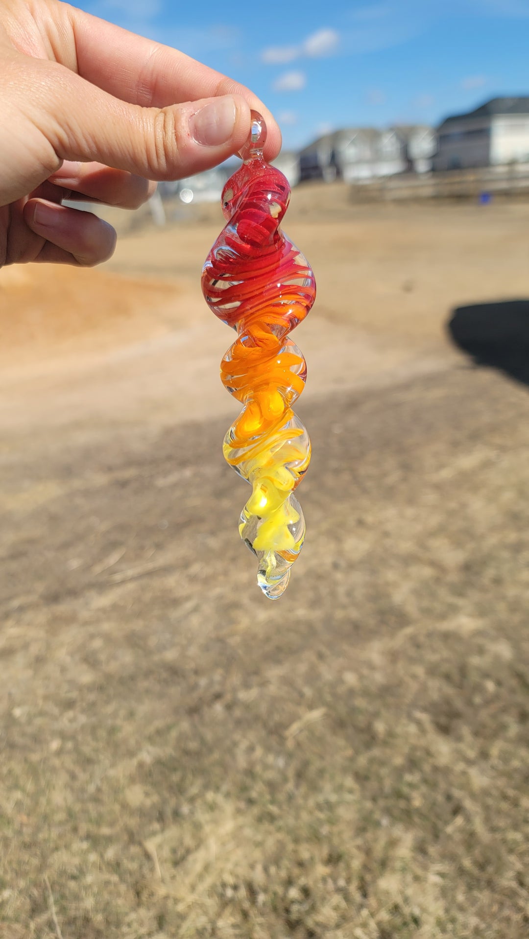 single color cremation glass ash