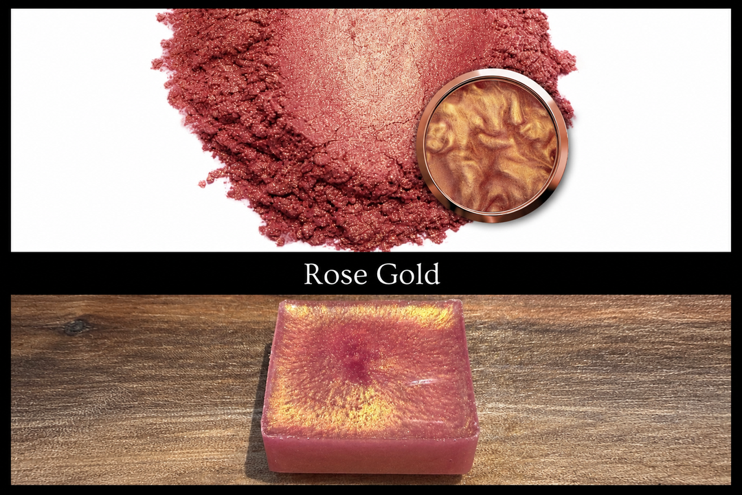 rose gold resin