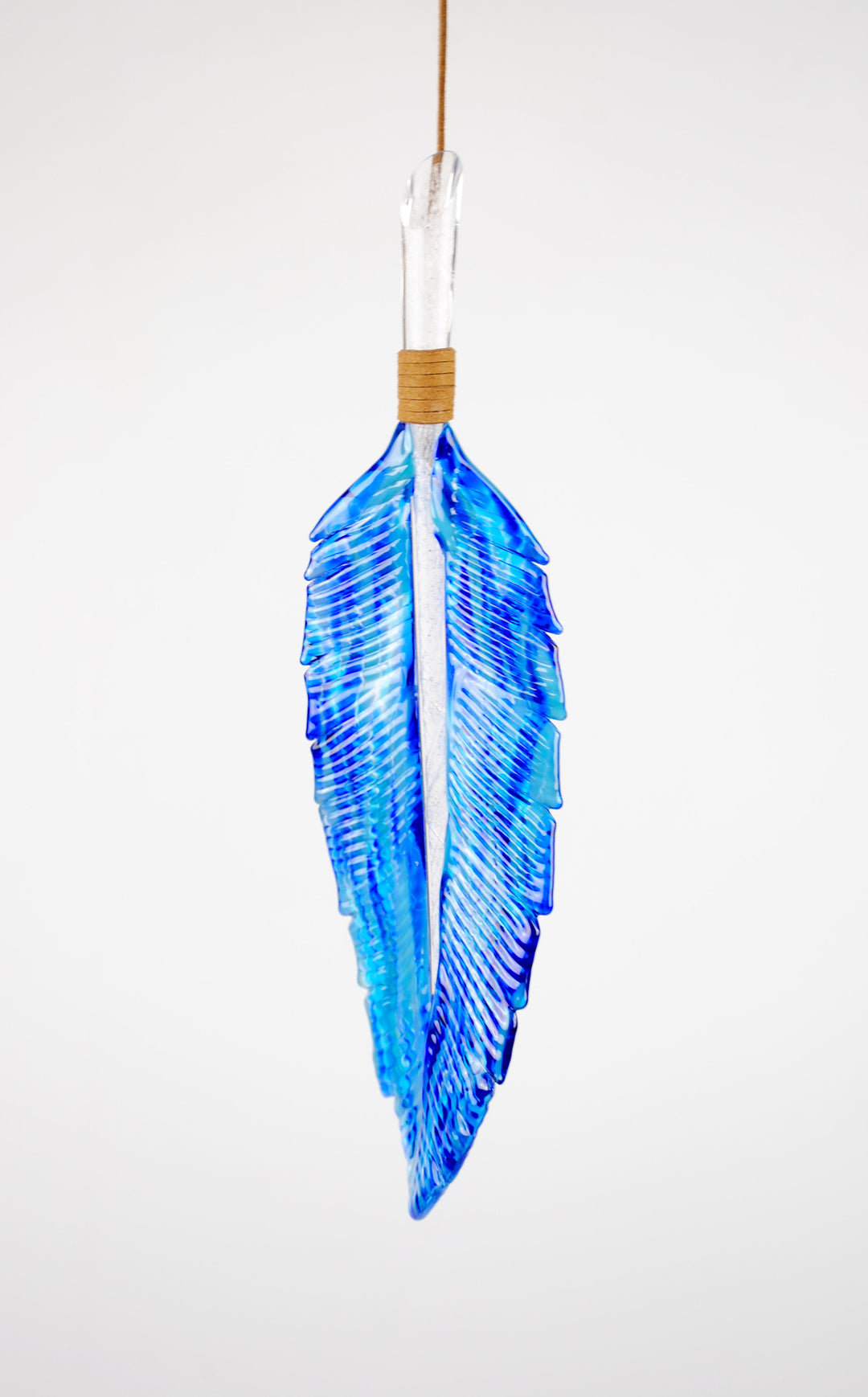 Feather Suncatcher with Cremation Ash