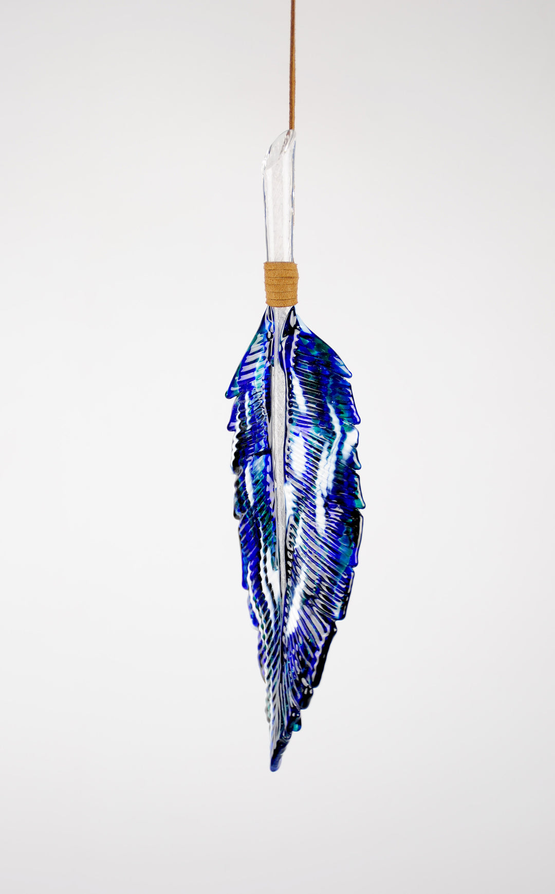Feather Suncatcher with Cremation Ash
