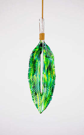 Feather Suncatcher with Cremation Ash