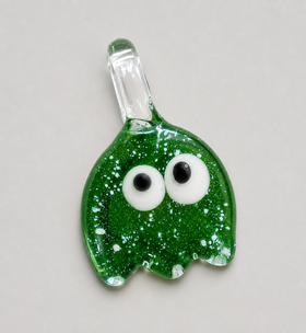 Cute Ghost Pendant with Infused Cremation Ashes