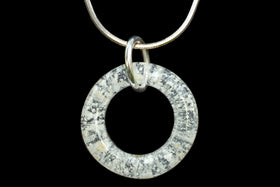 Halo Pendant with Cremation Ash