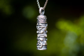 celtic keepsake pendant with chain