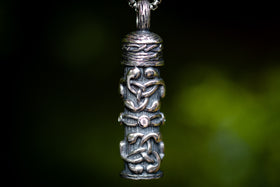 celtic keepsake pendant with chain
