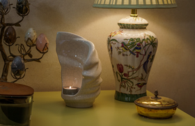 Light Ceramic Urn