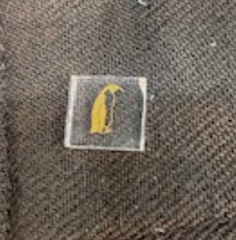 Penguin Hologram Pendant with Infused Cremation Ash