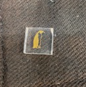 Penguin Hologram Pendant with Infused Cremation Ash