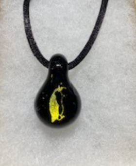 Penguin Hologram Pendant with Infused Cremation Ash