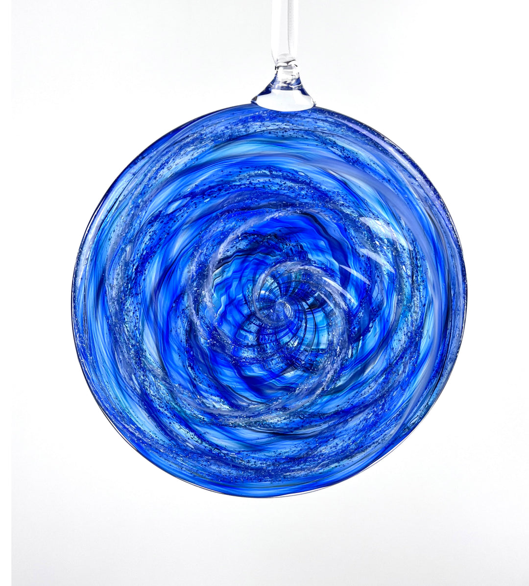 Glass Disc Suncatcher with Cremation Ash