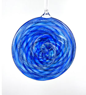 Glass Disc Suncatcher with Cremation Ash