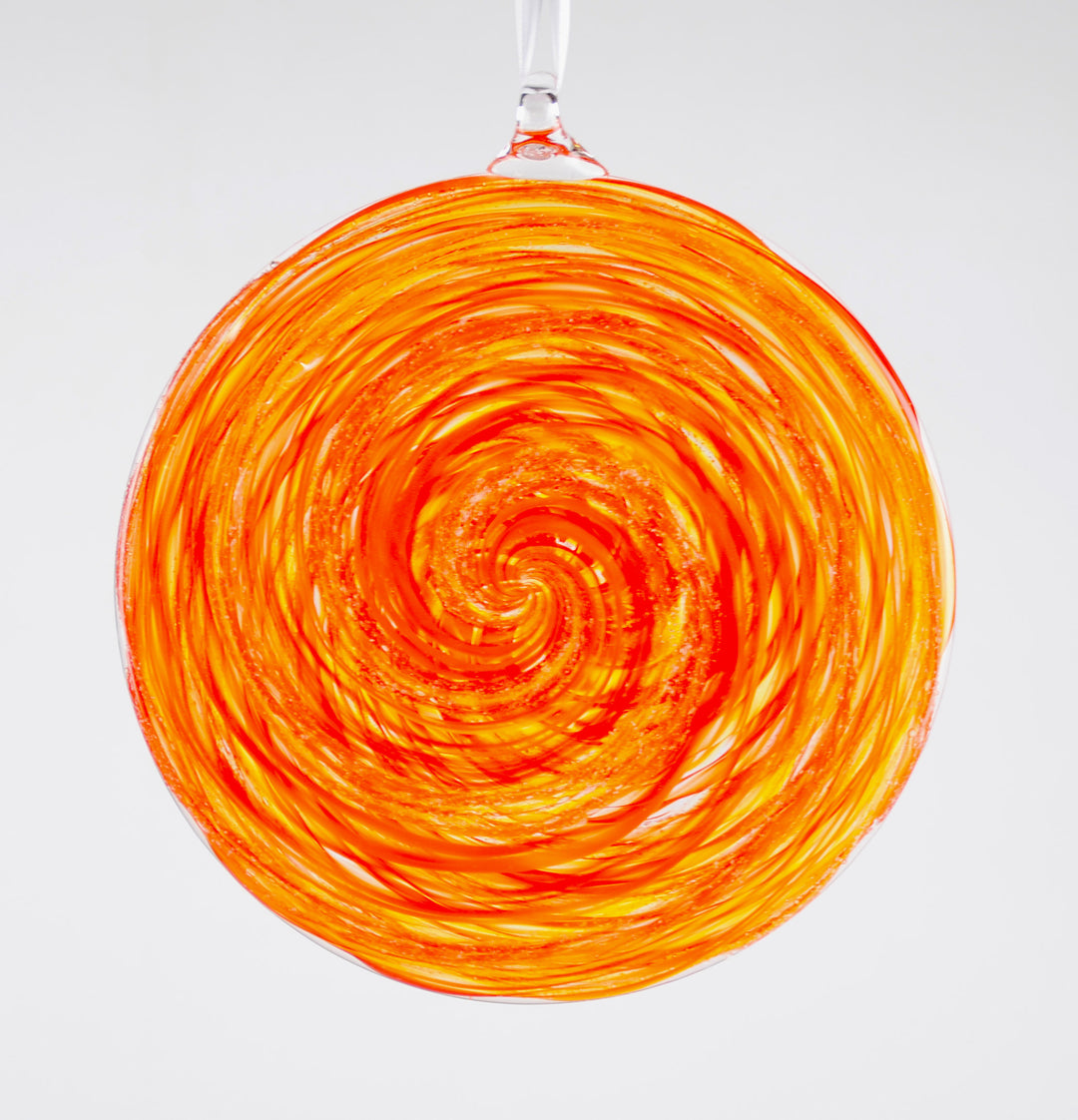 Glass Disc Suncatcher with Cremation Ash