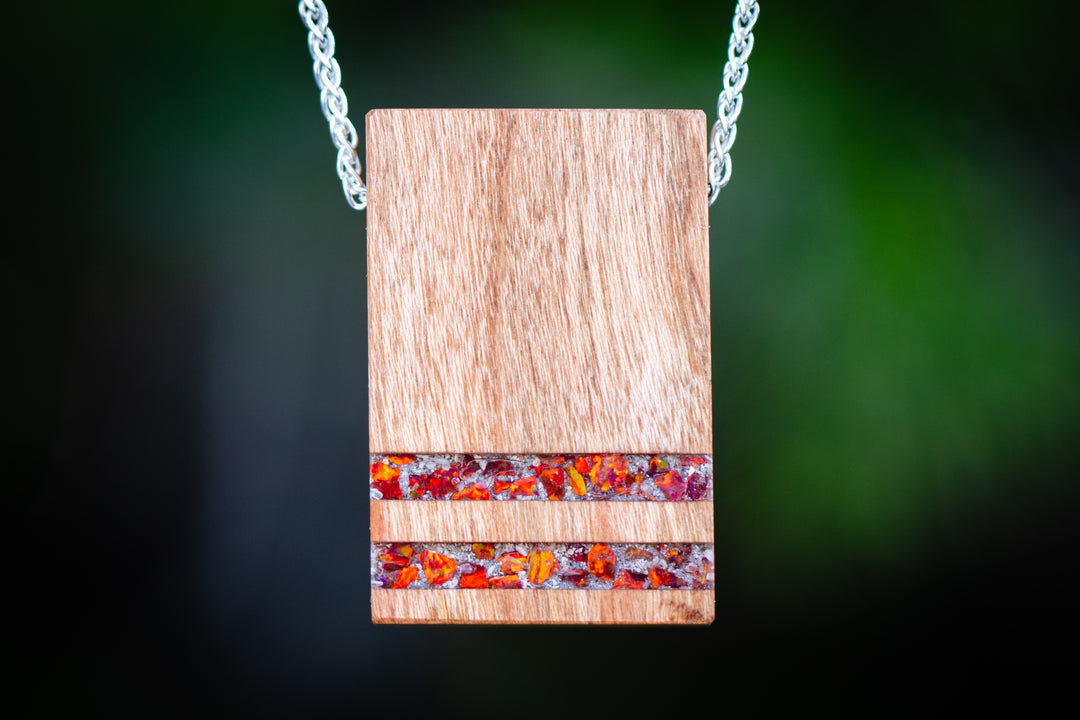 cherry wood inlaid opal OP 94 