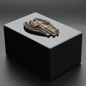 Stainless Steel Archangel Saint Michael Memorial Keepsake Urn