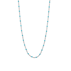 enamel blue satellite chain