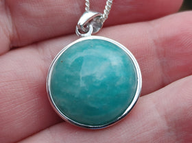 circle pendant with pawprint