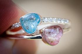ring with cremation ash